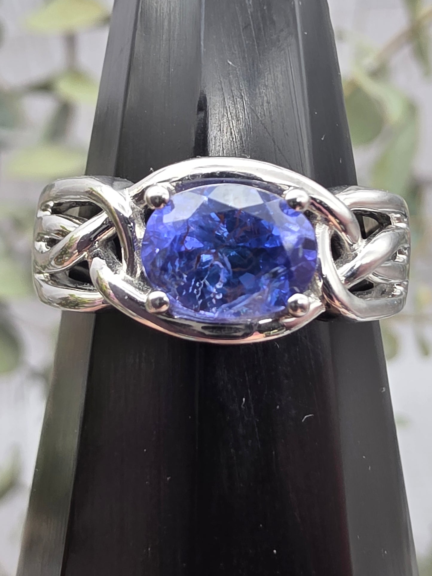 Sterling Silver Tanzanite Ring