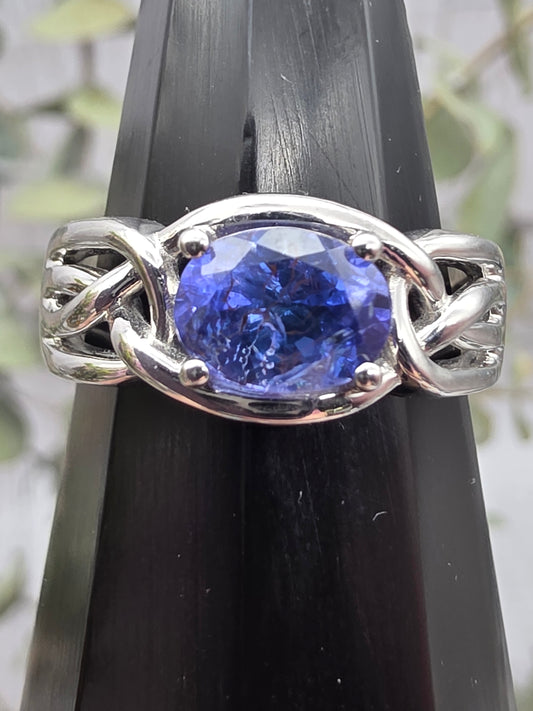 Sterling Silver Tanzanite Ring