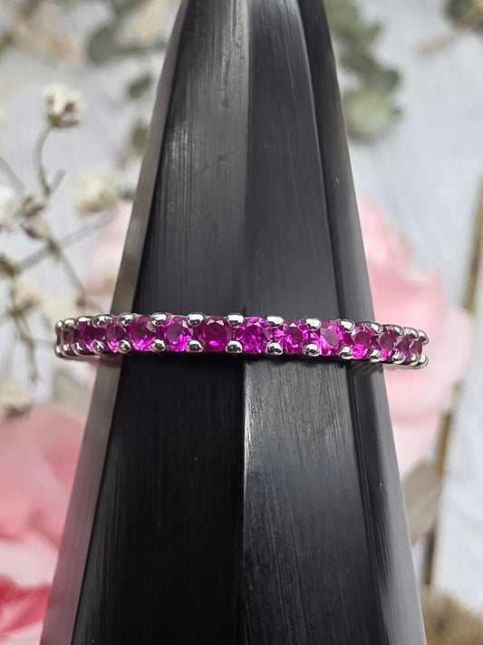 Full Circle Ruby Ring