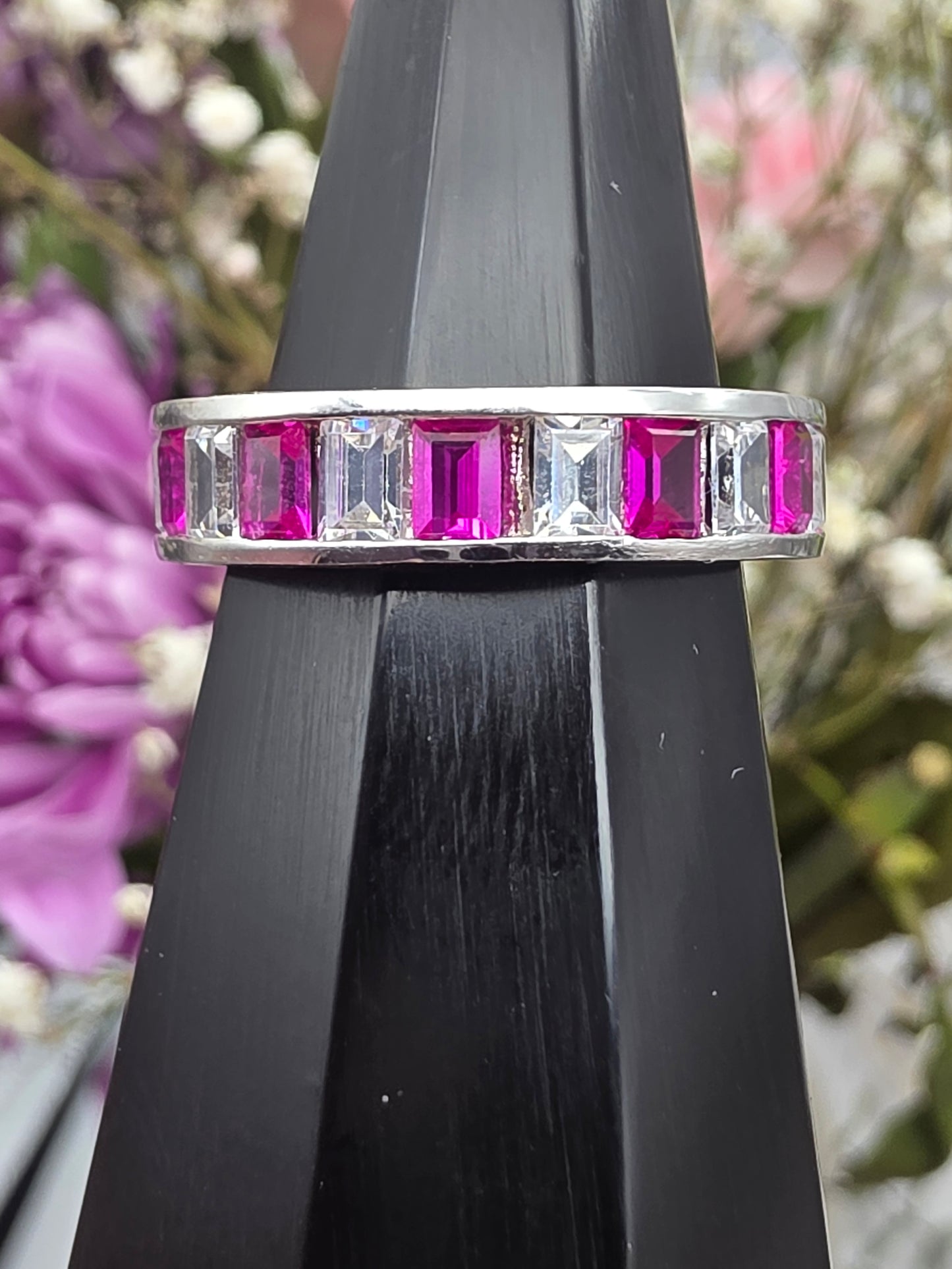 Ruby Cubic Zirconia Ring