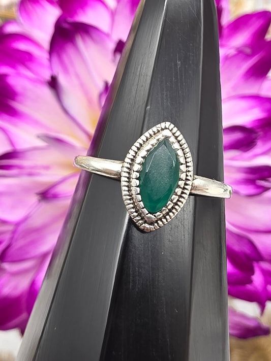 Chrome Diopside Ring