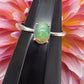 Oval Opal Sterling Silver Ring