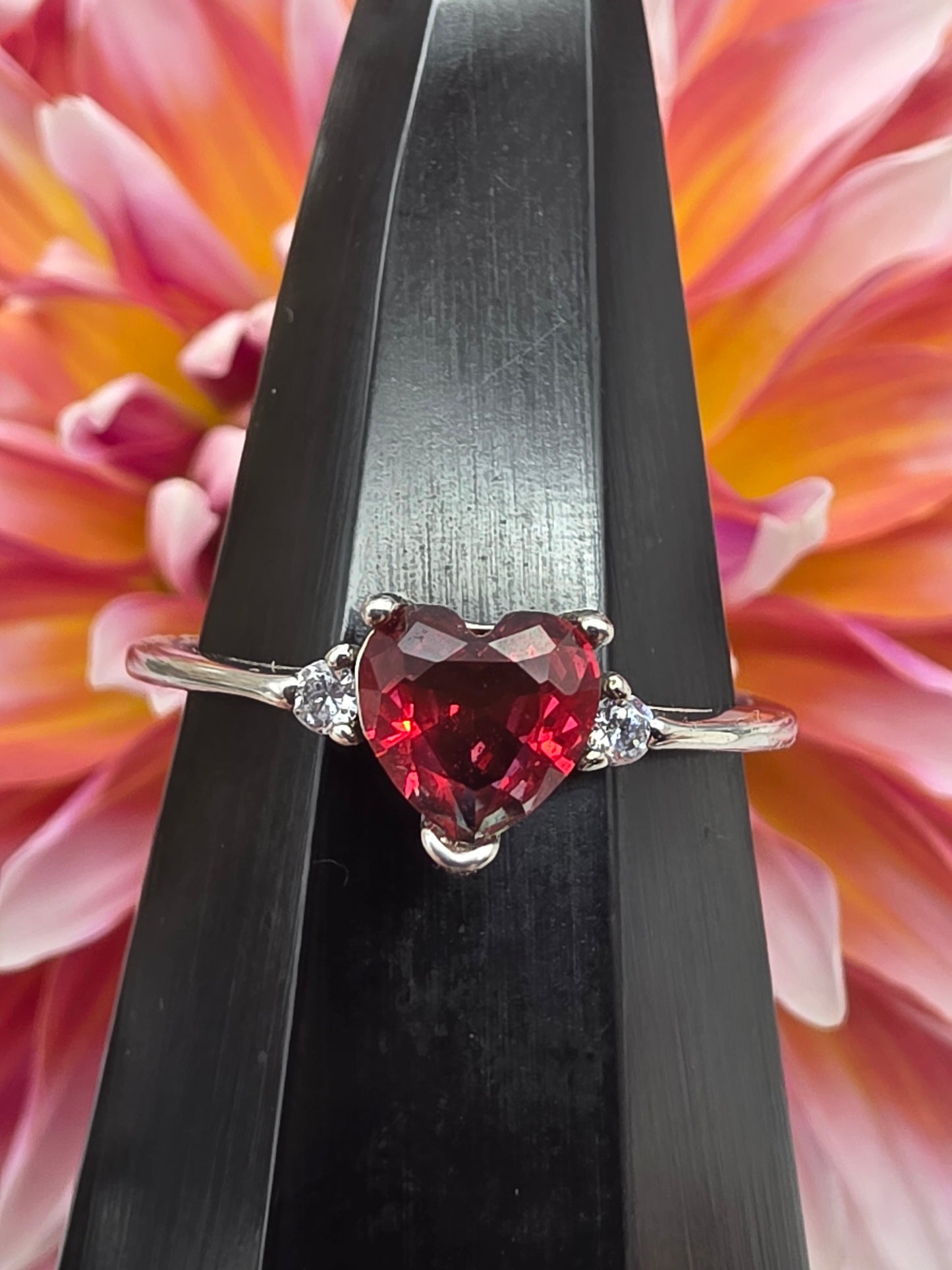 Ruby Heart Ring