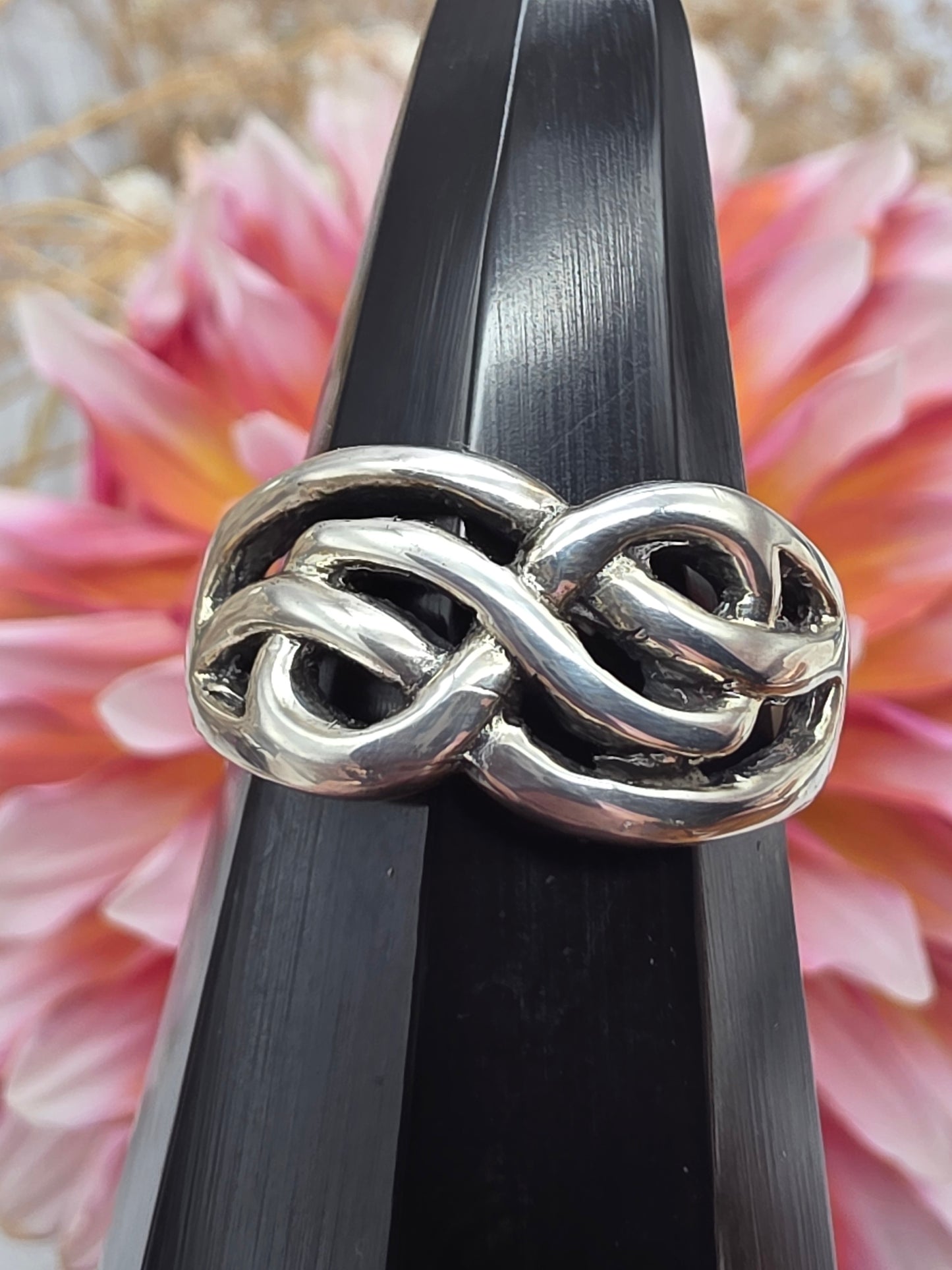 Celtic Style Silver Ring