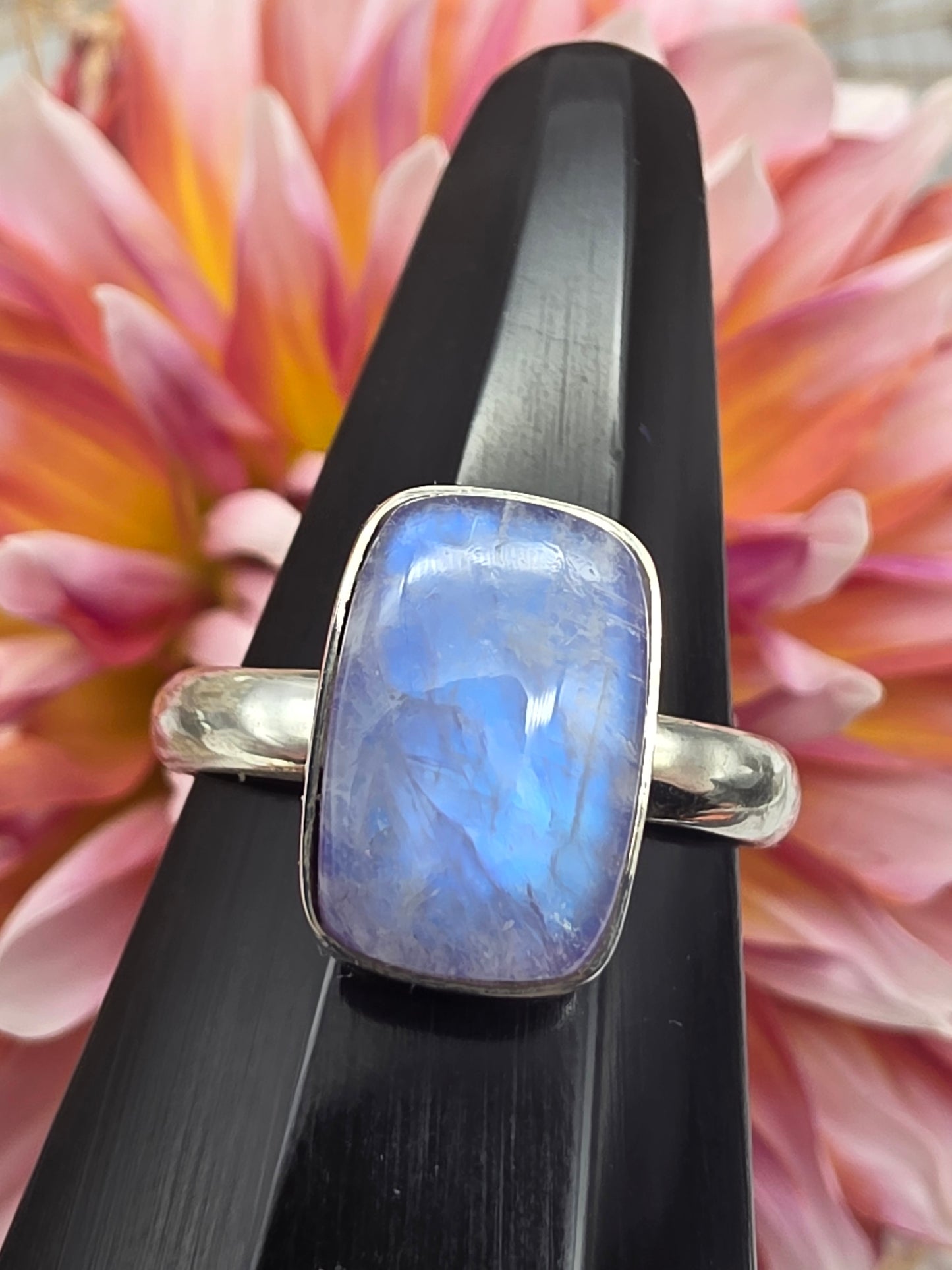 Purple Moonstone Ring