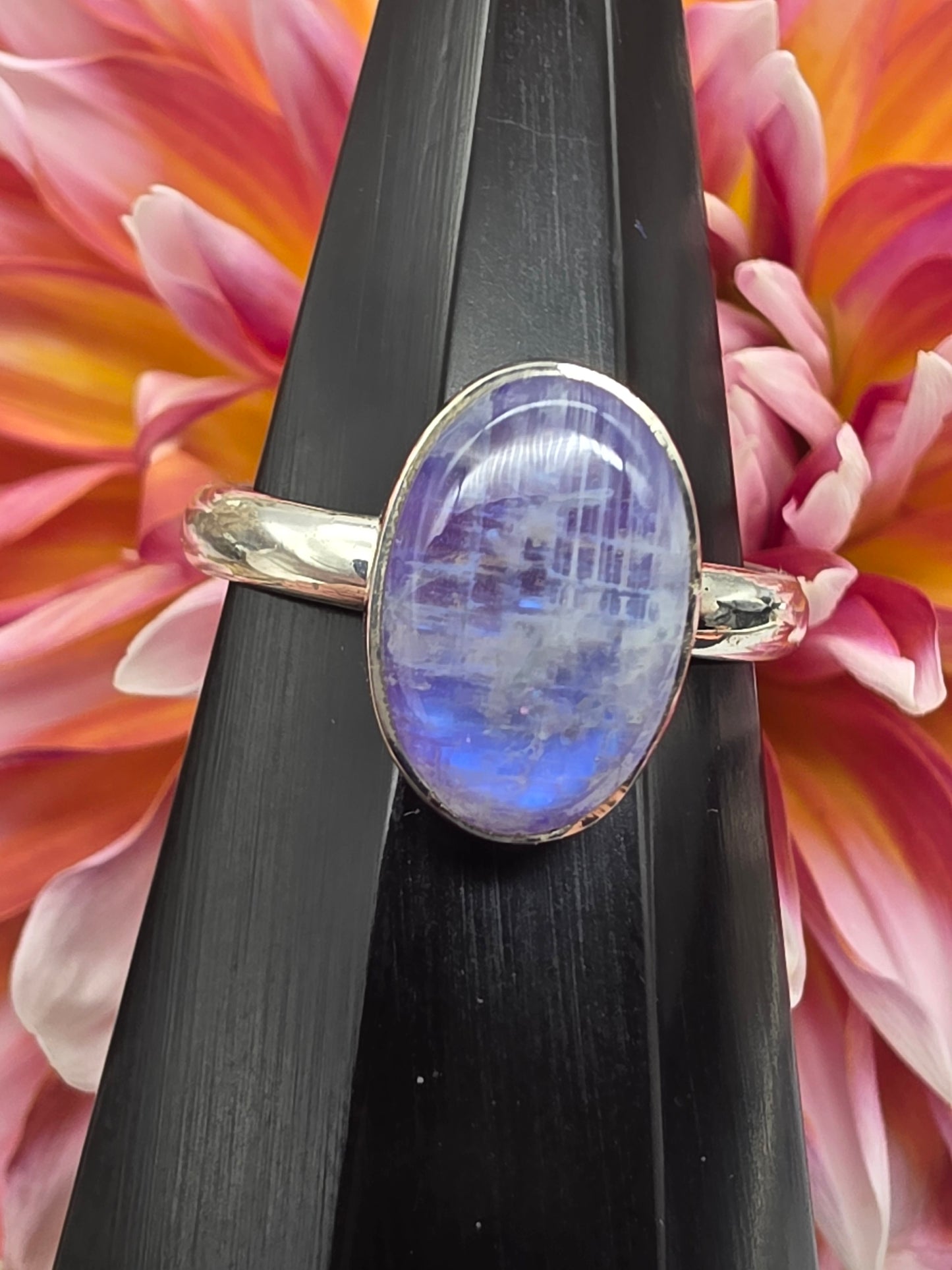 Purple Moonstone Ring