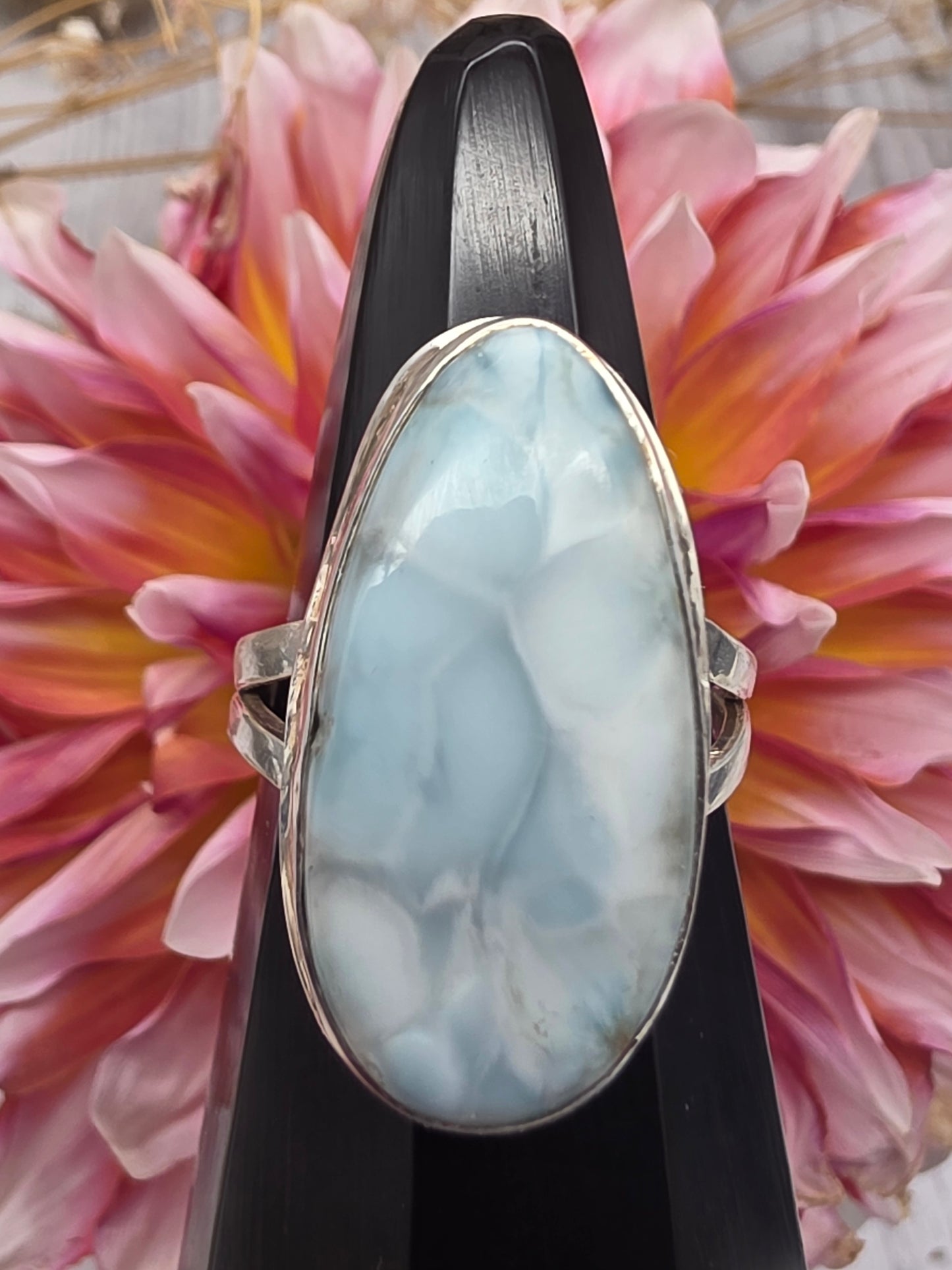 Large Larimar Ring