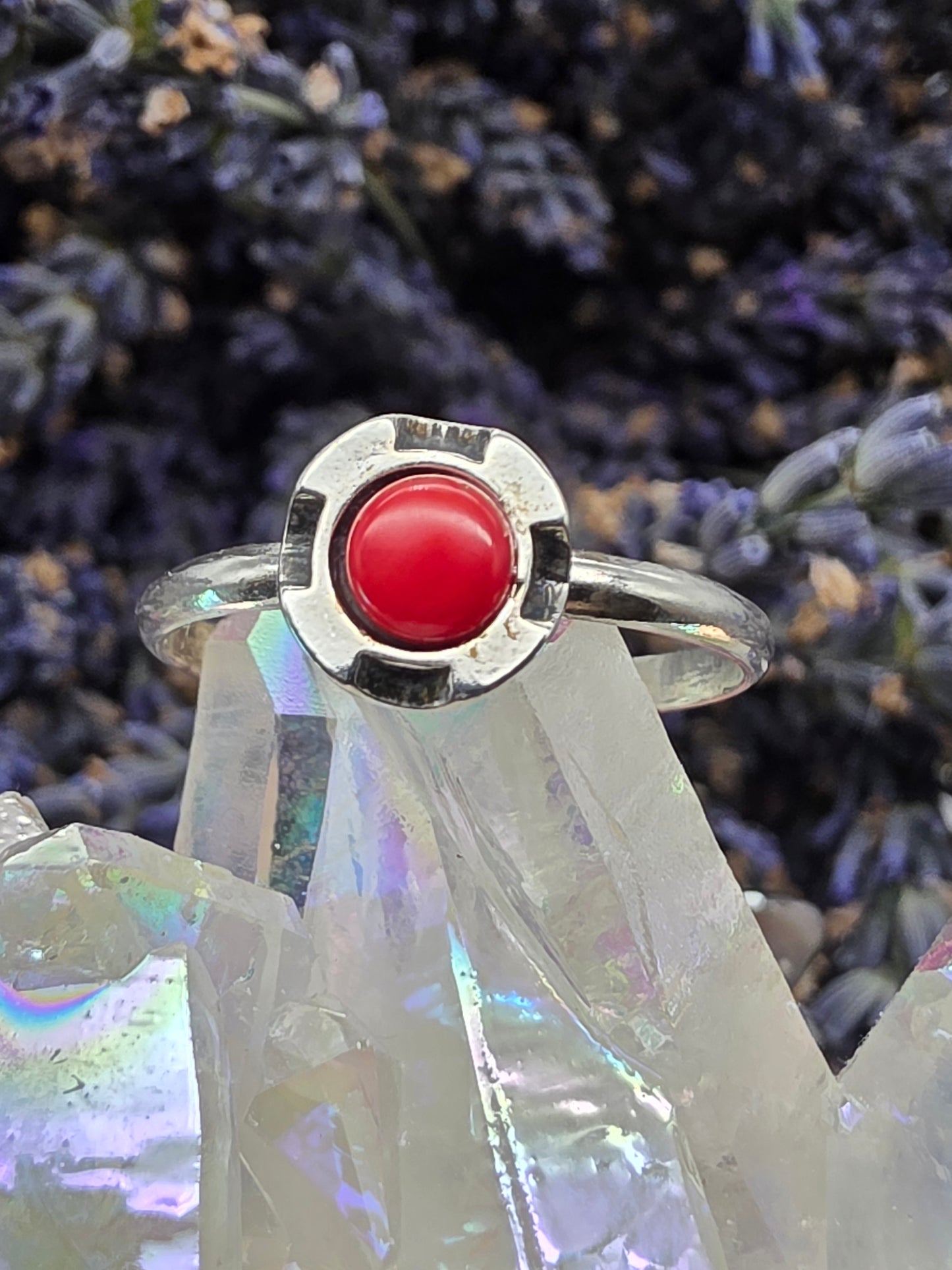Red Coral Ring