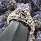Ornate Amethyst Ring