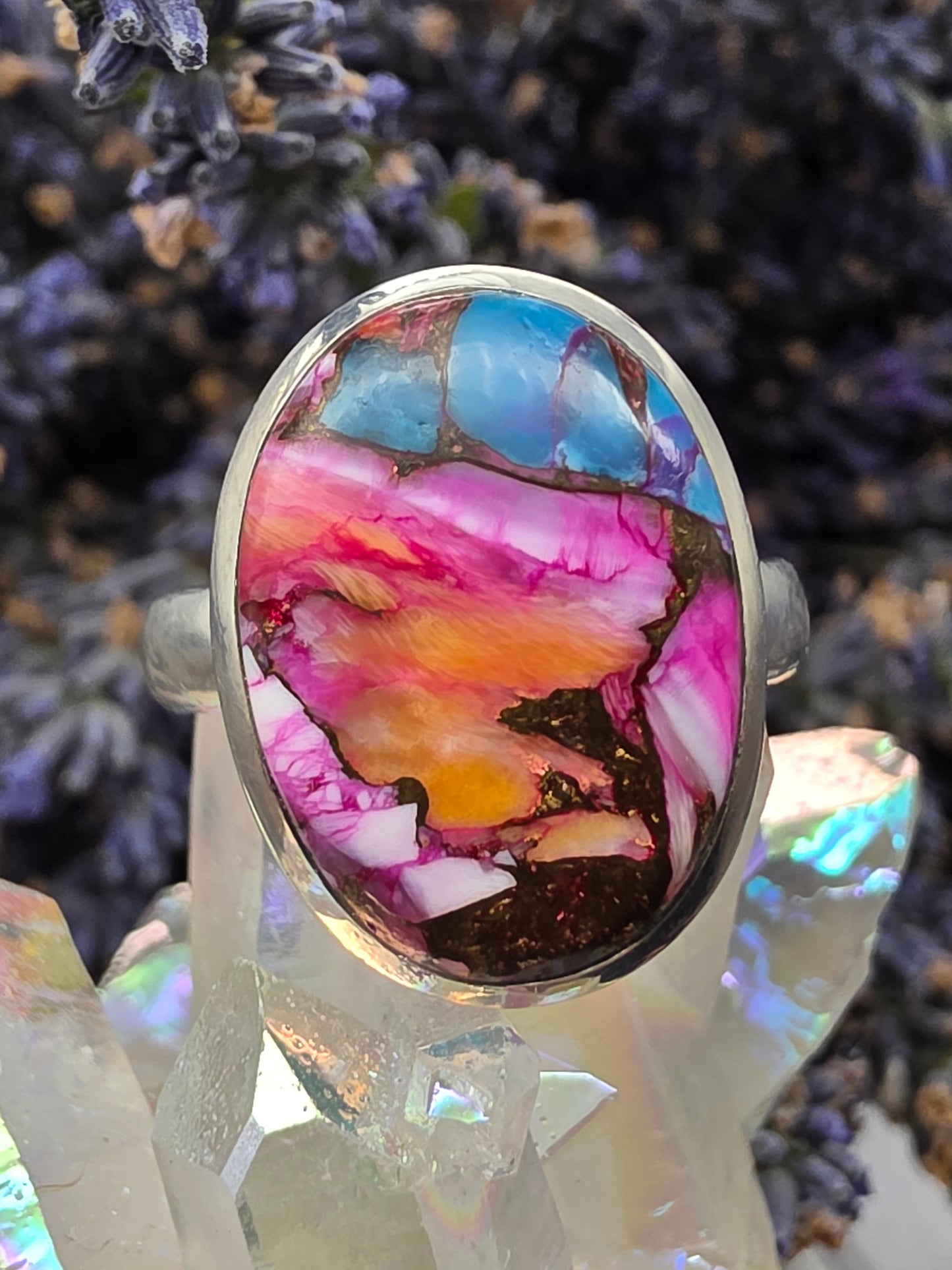 Dahlia Turquoise Ring