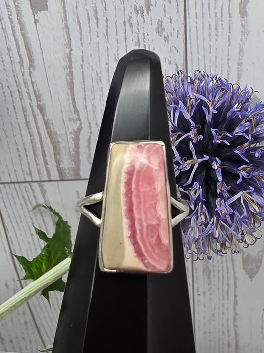 Rhodochrosite Ring