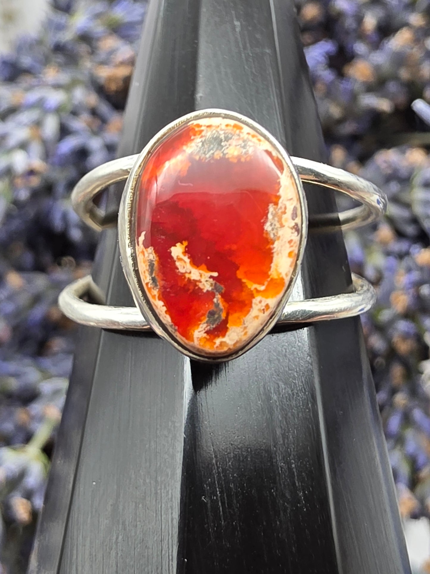 Mexican Fire Opal Ring