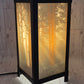 Lithophane lamp with forest design