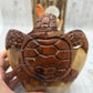 Wood Hand Carved Turtle Bowl