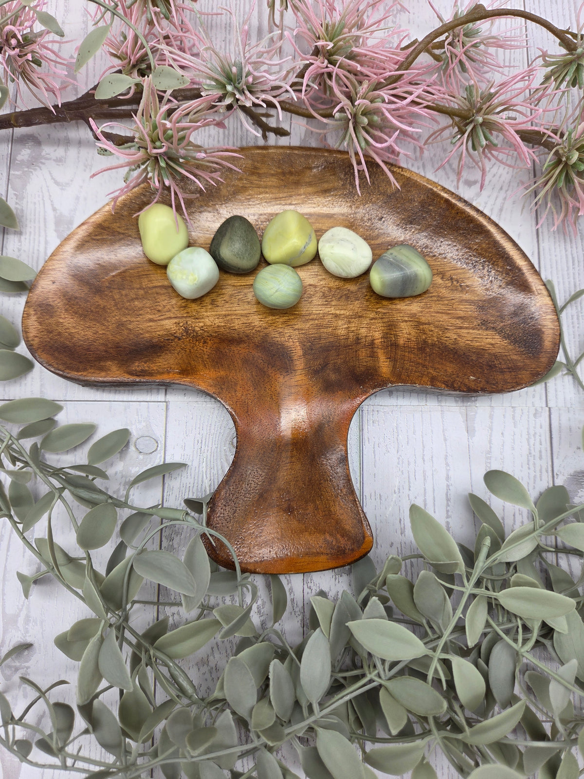 Wooden Mushroom Dish