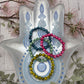 Turkish Glass Hamsa Plate