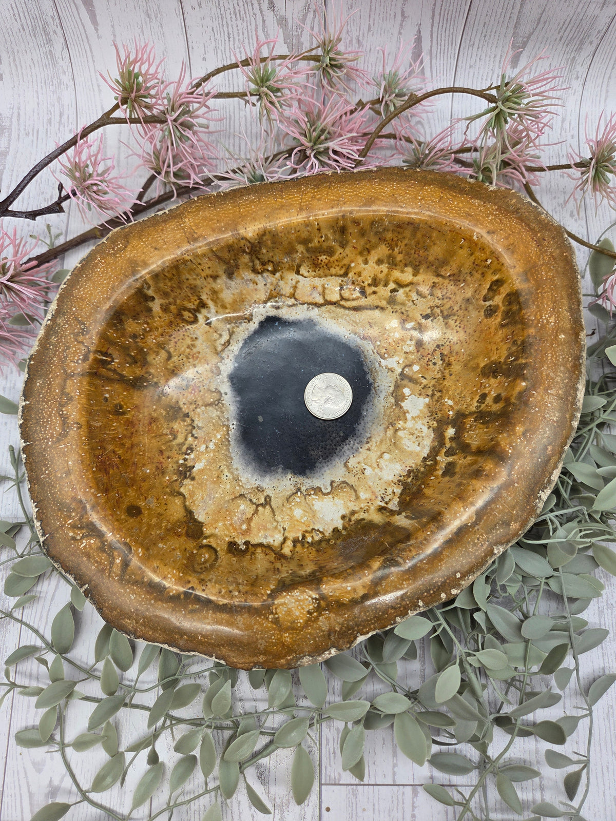 Fossilized Bamboo Bowl