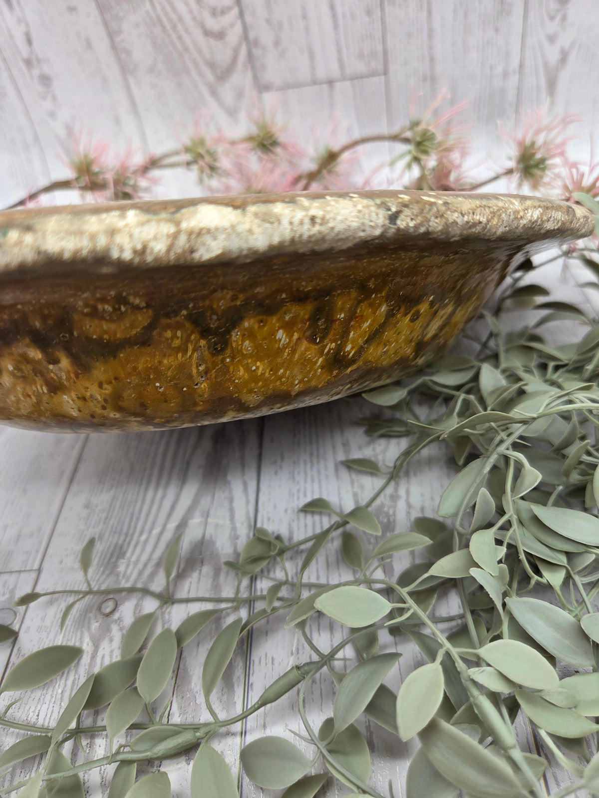 Fossilized Bamboo Bowl
