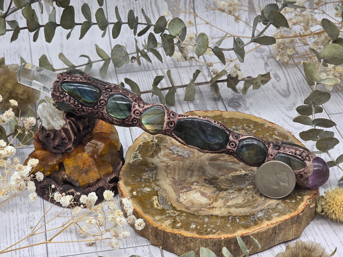 Handmade Labradorite Wand