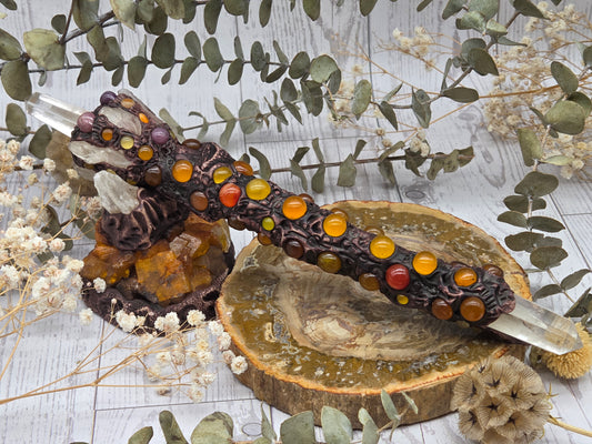 Handmade Carnelian Wand