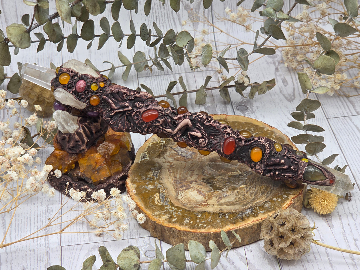 Handmade Carnelian Wand