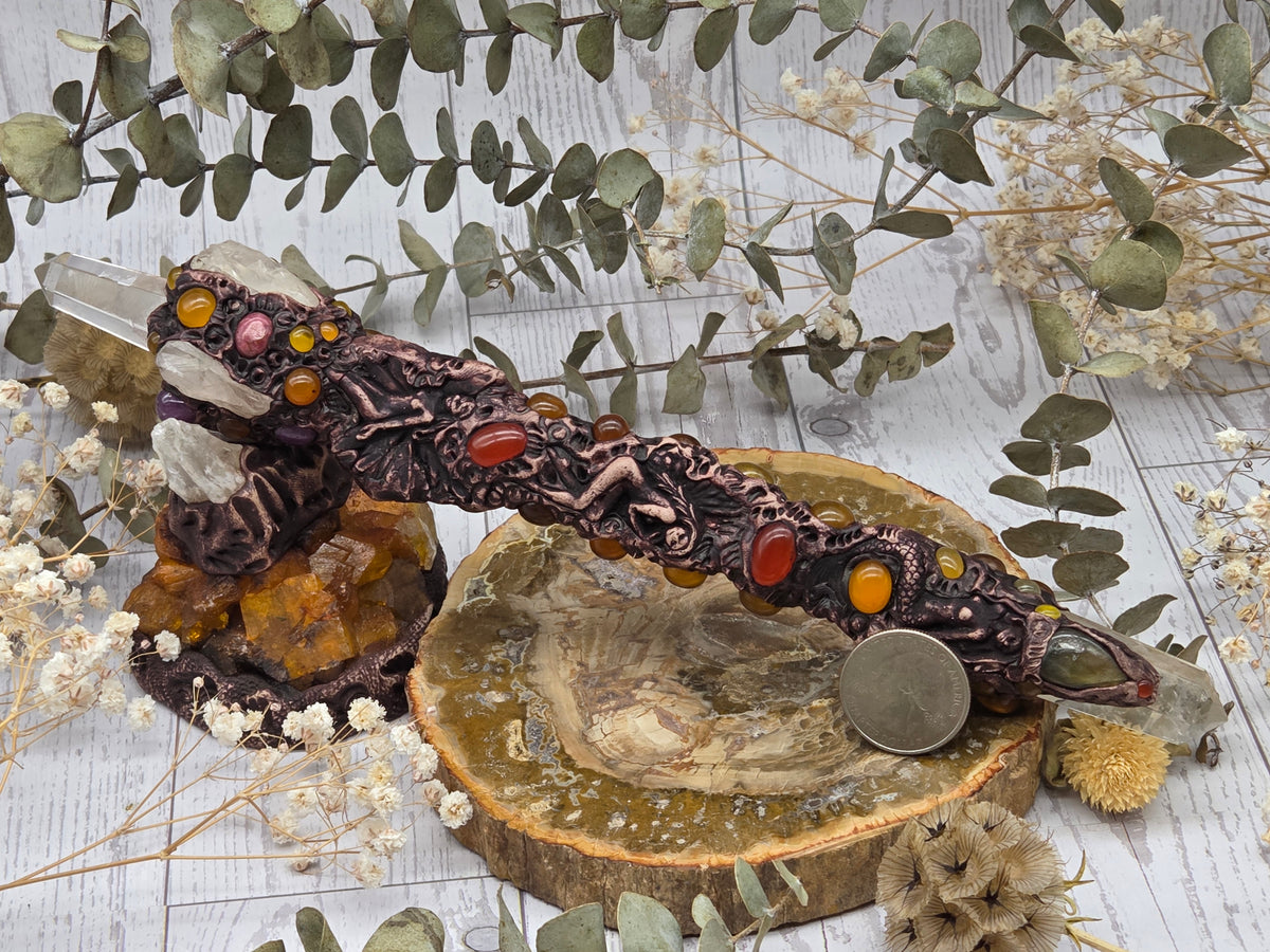 Handmade Carnelian Wand