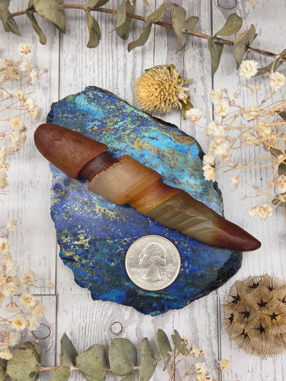 Natural Gobi Desert Agate Wand