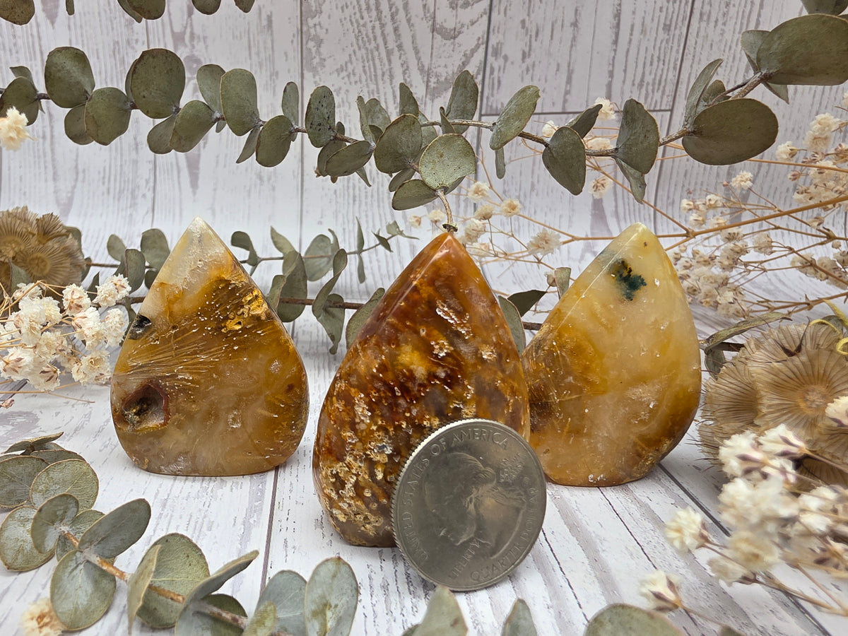 Rutilated Agate Flame