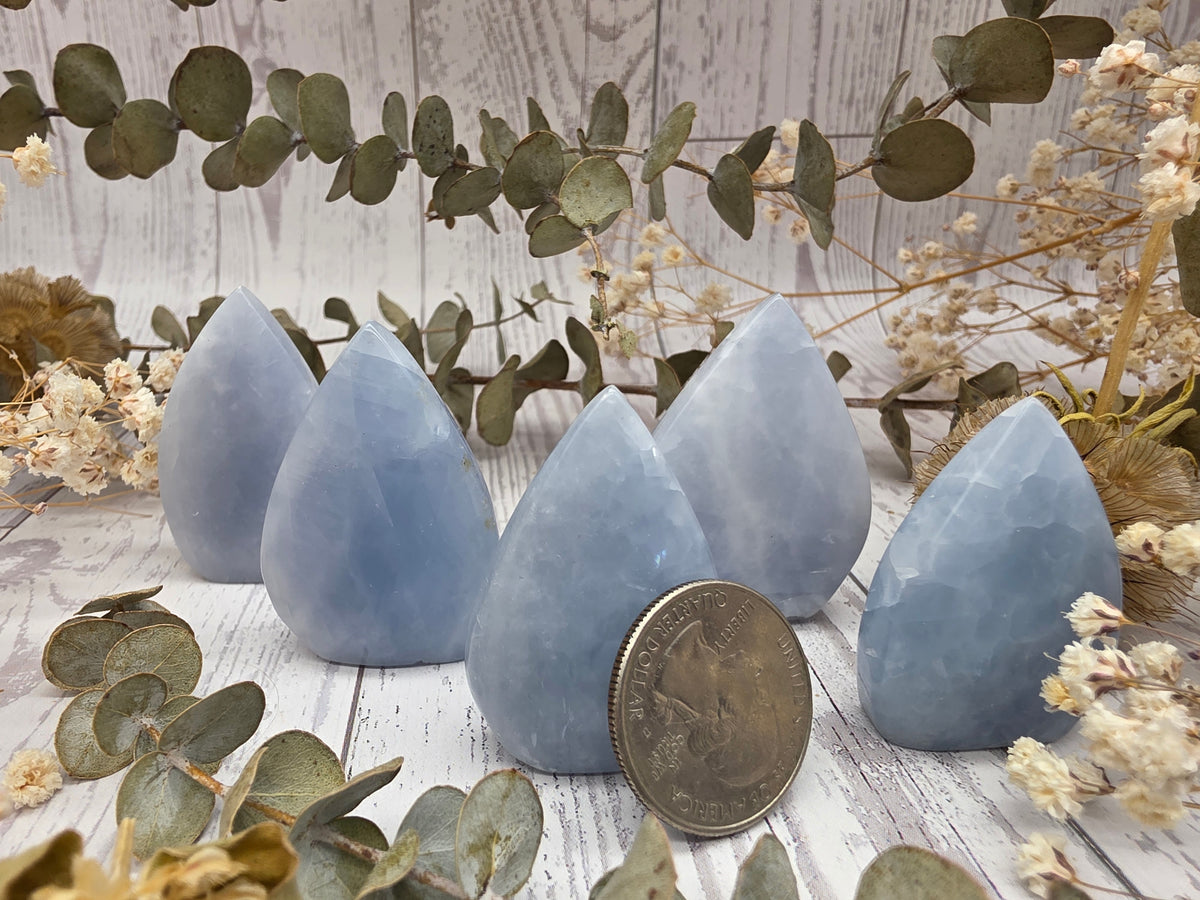 Blue Calcite Flame
