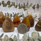 Peacock Agate Flame