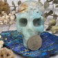 Amazonite Skull