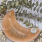 Peach Selenite Moon Bowl