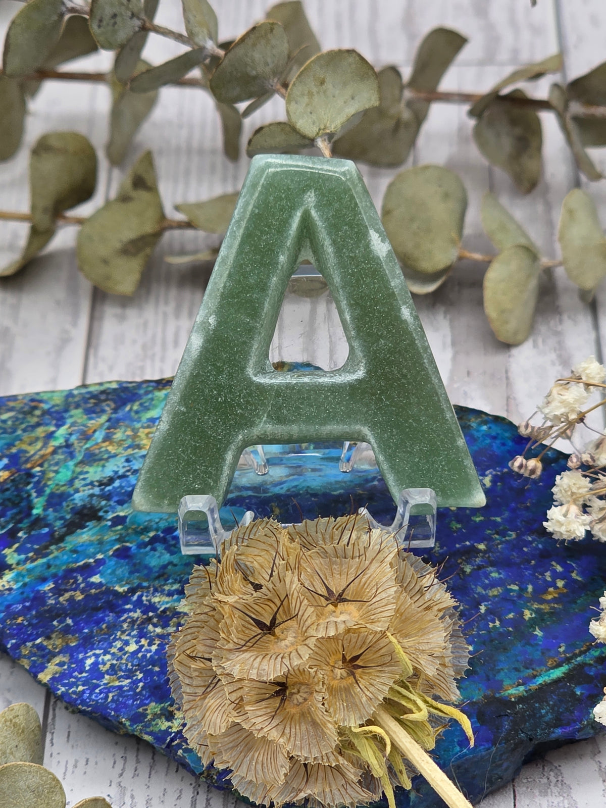 Crystal Letter Carvings