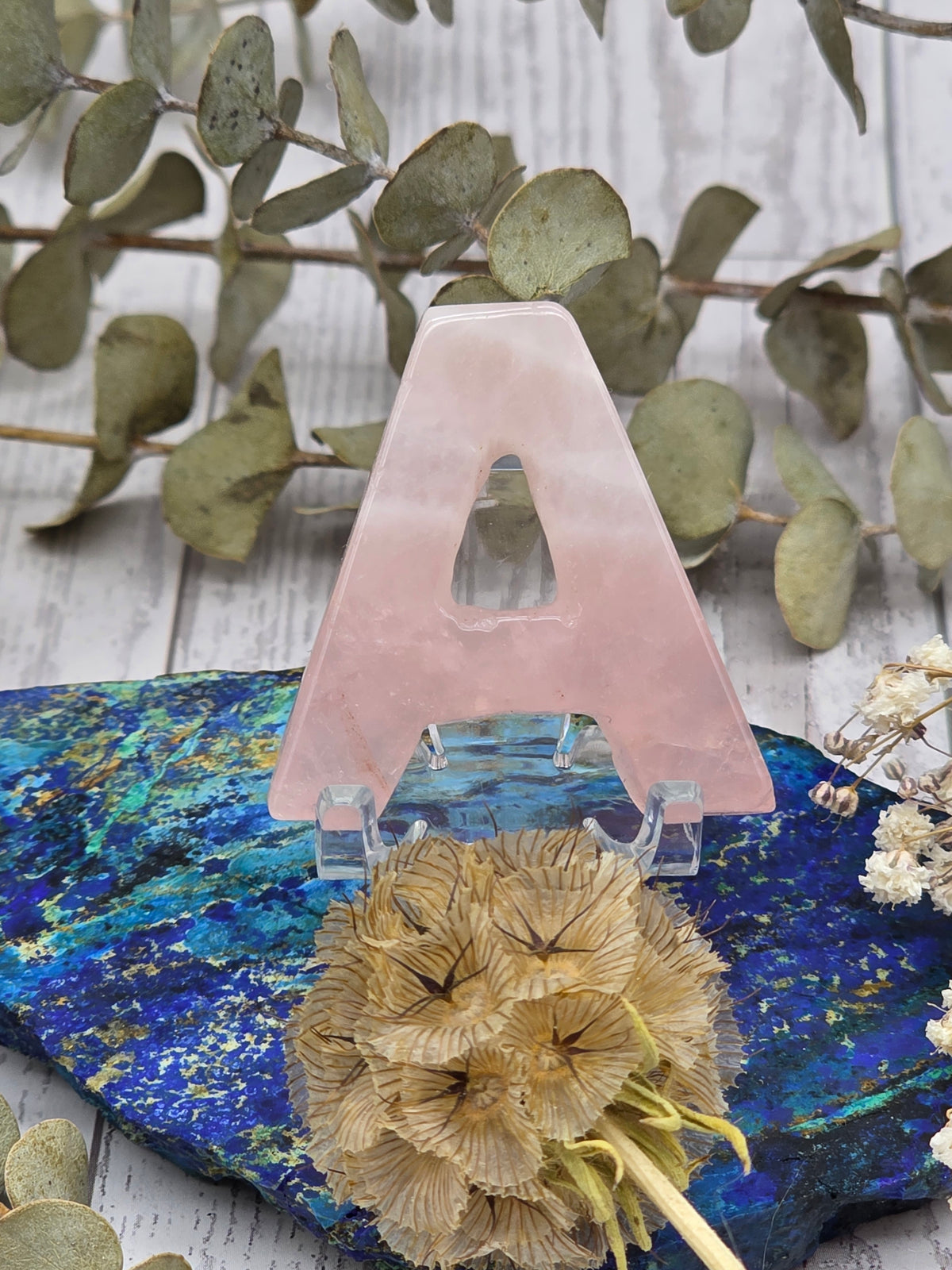 Crystal Letter Carvings