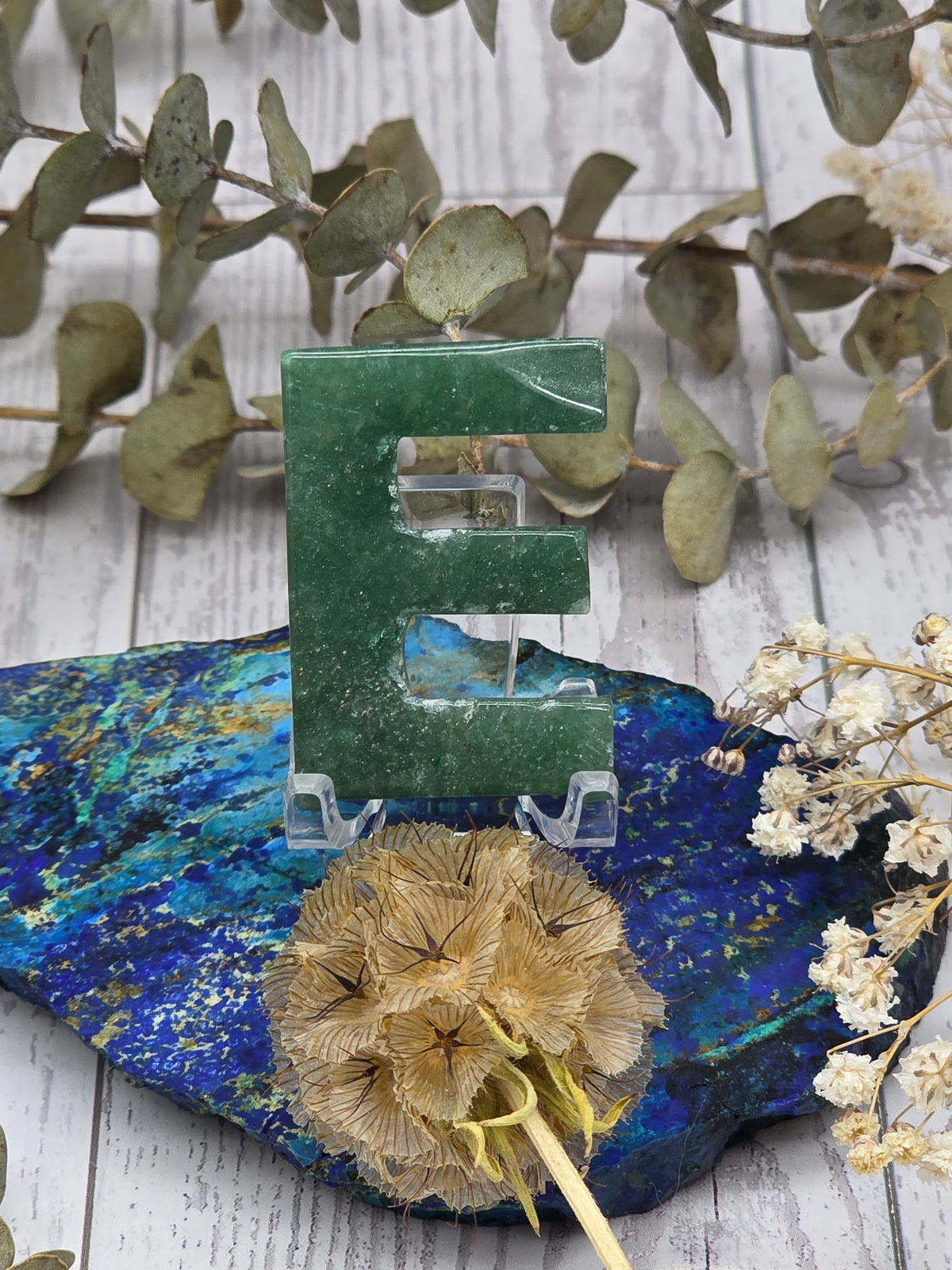 Crystal Letter Carvings