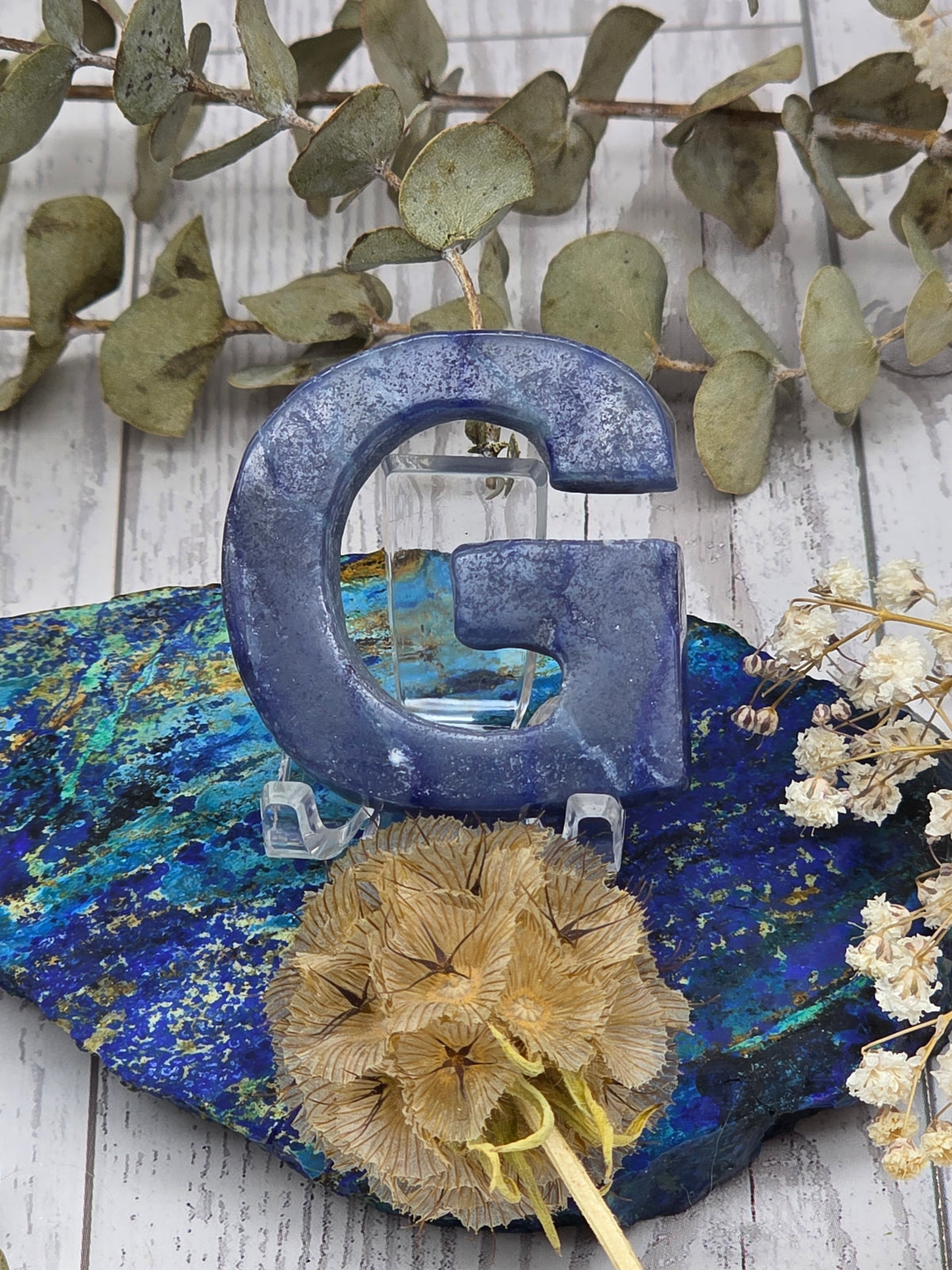 Crystal Letter Carvings