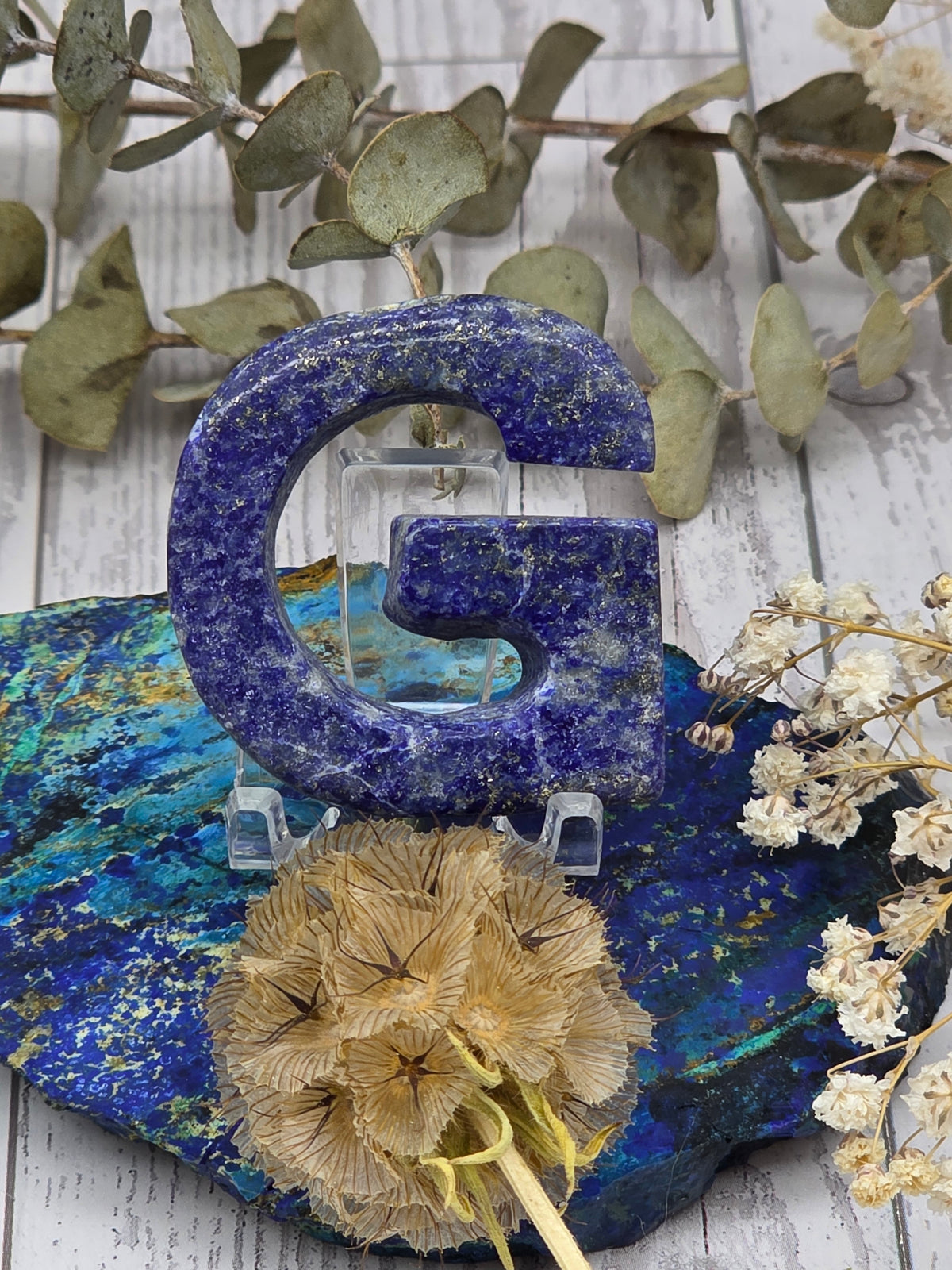 Crystal Letter Carvings