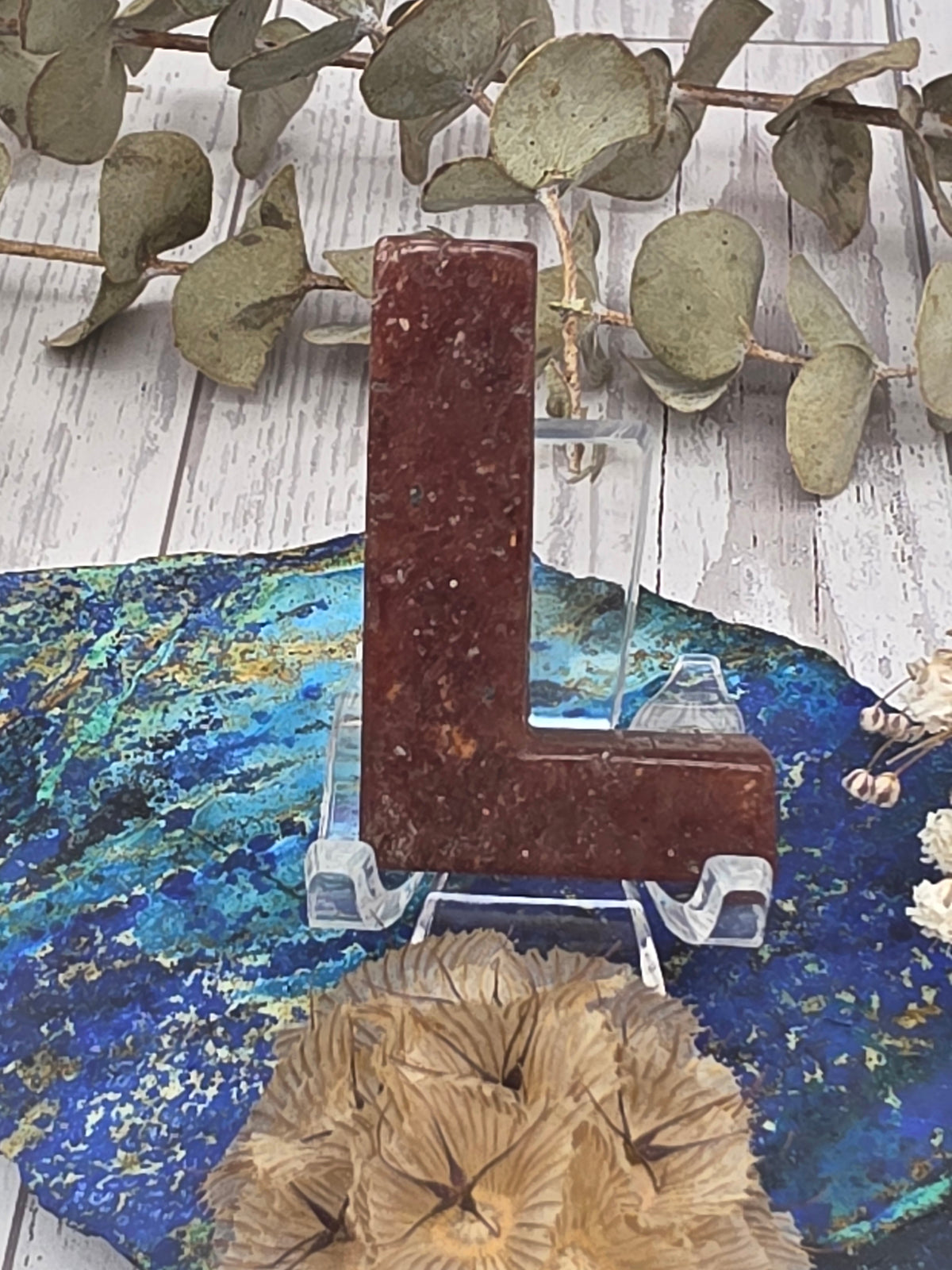 Crystal Letter Carvings