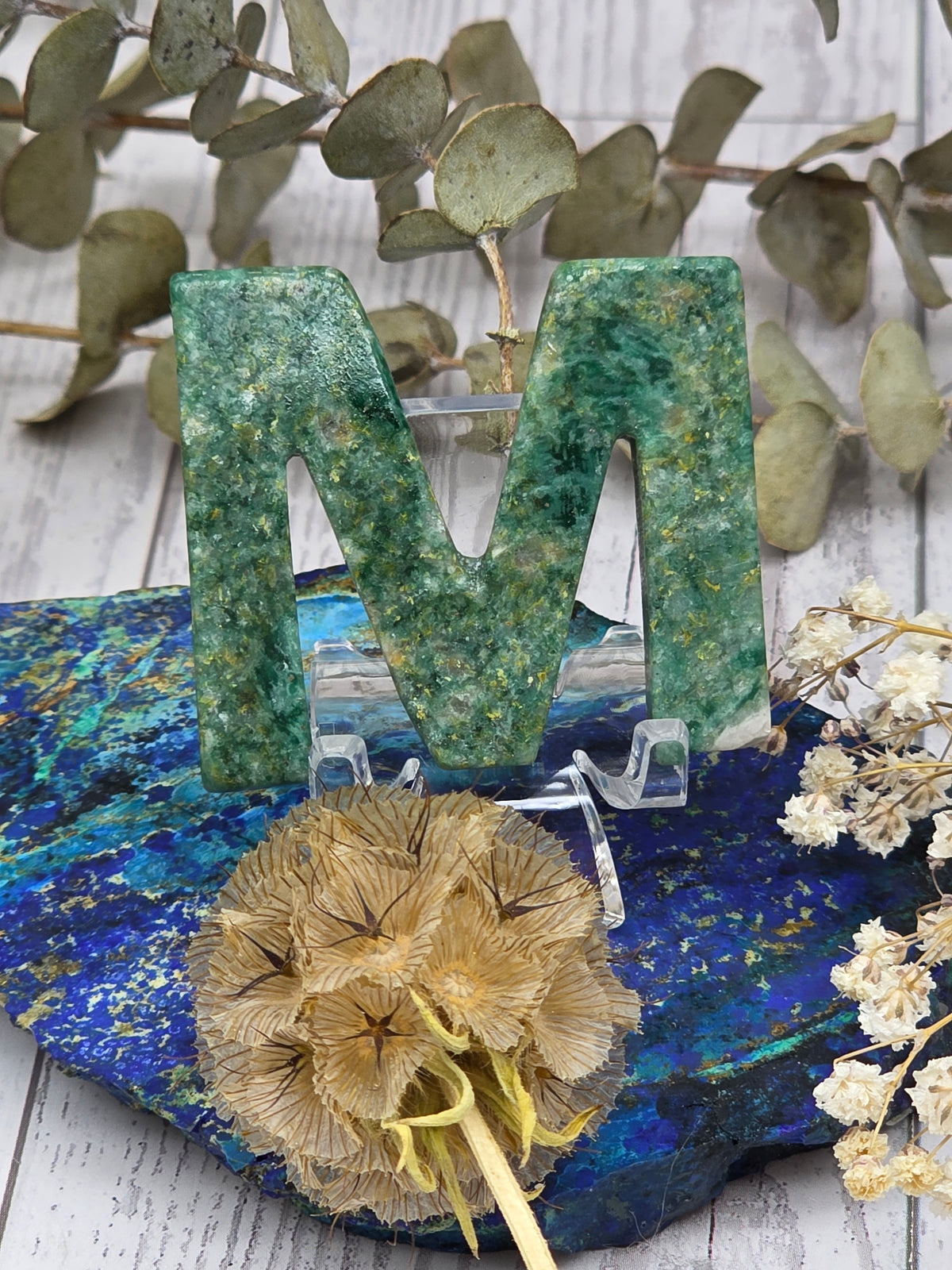Crystal Letter Carvings
