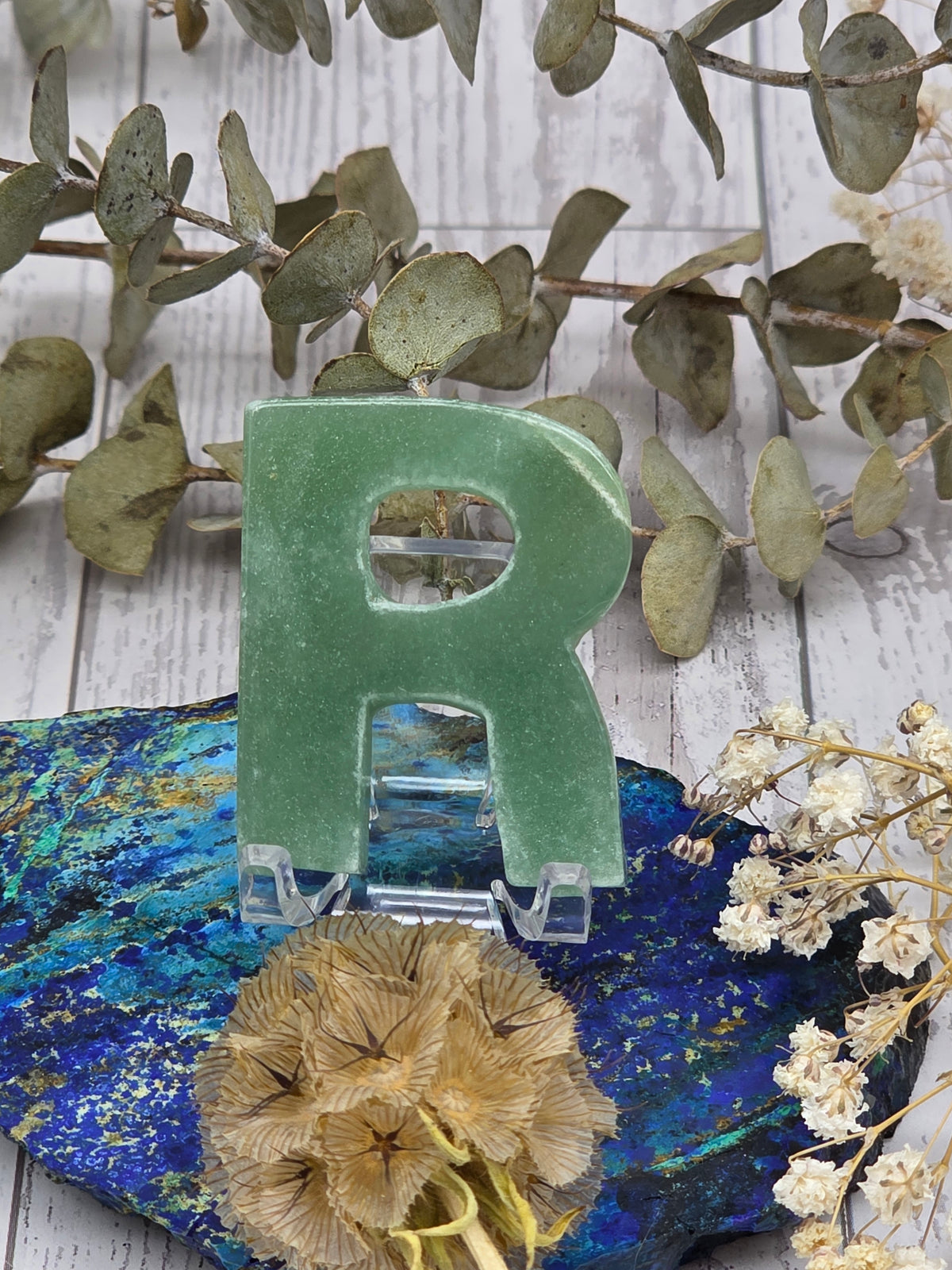 Crystal Letter Carvings