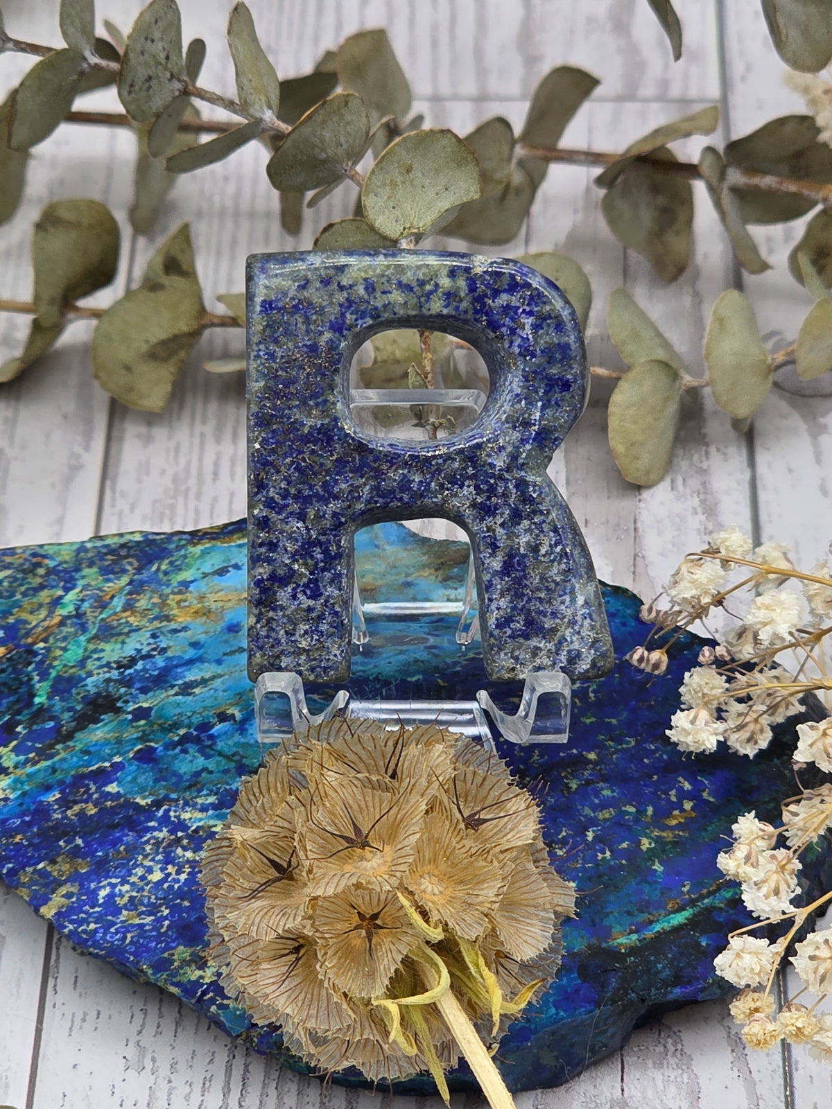 Crystal Letter Carvings