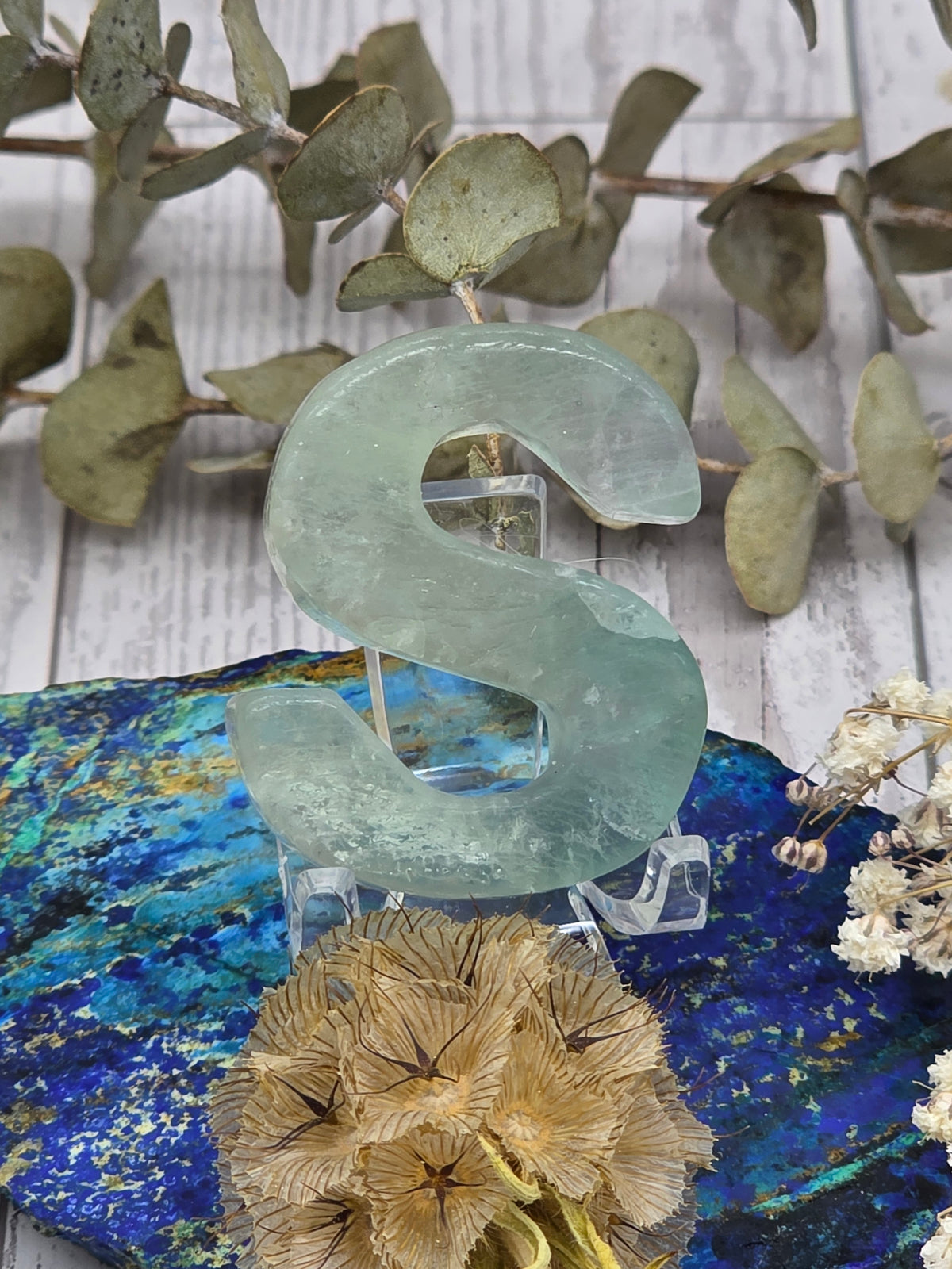 Crystal Letter Carvings