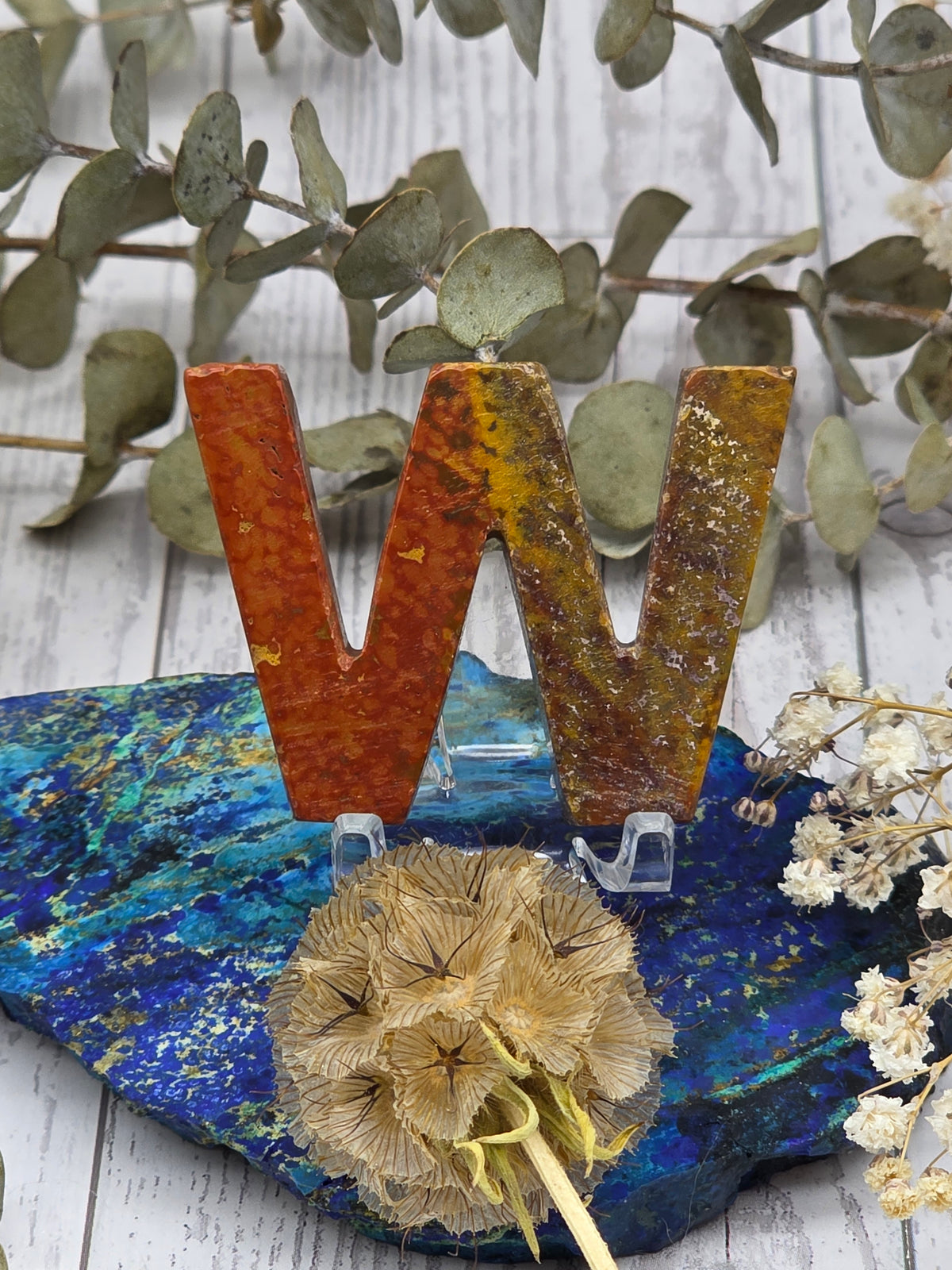 Crystal Letter Carvings