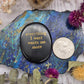 Obsidian Inspirational Pocket Stone