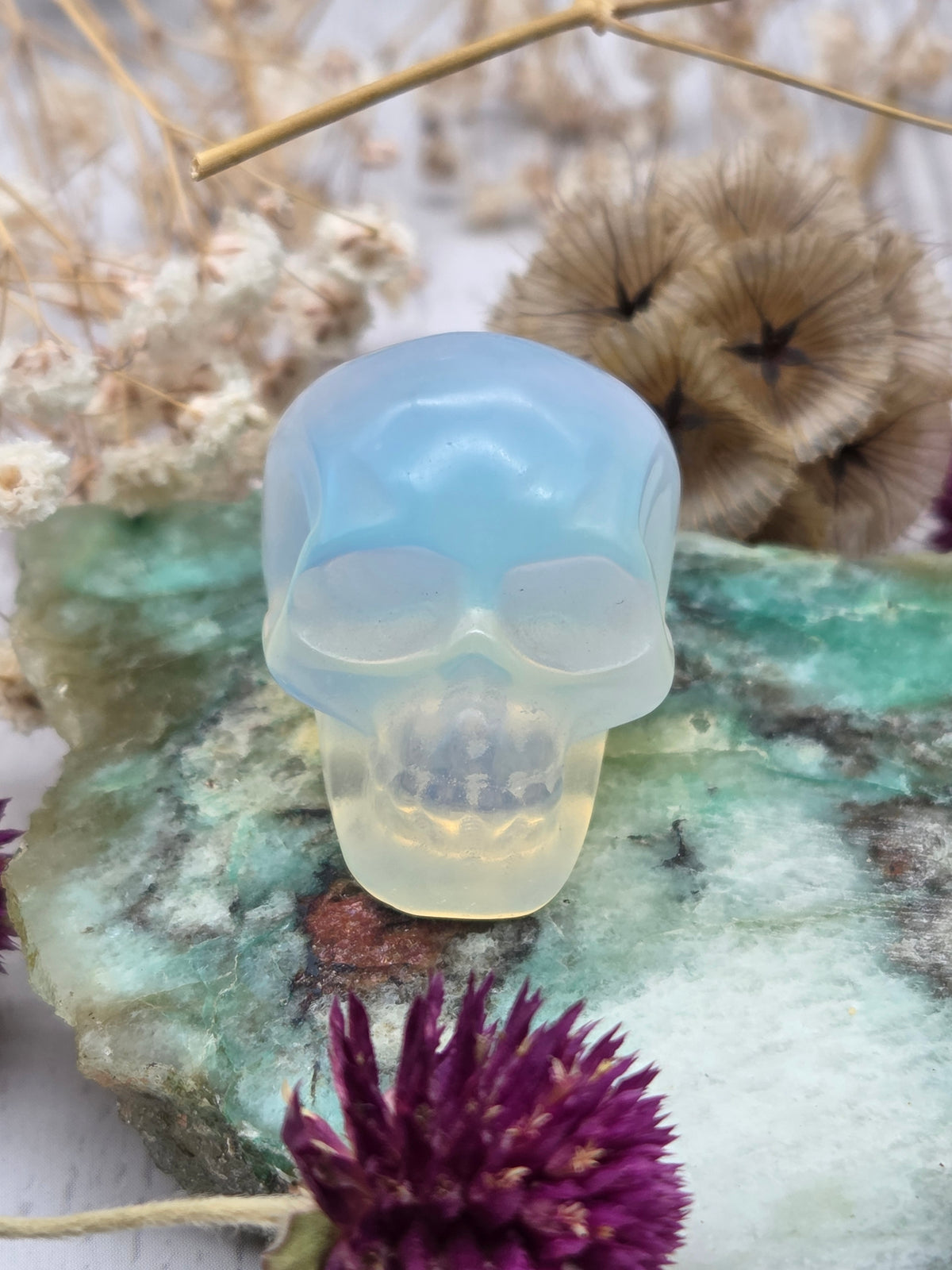 Opalite Skull