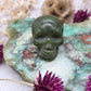 Serpentine Jade Skull