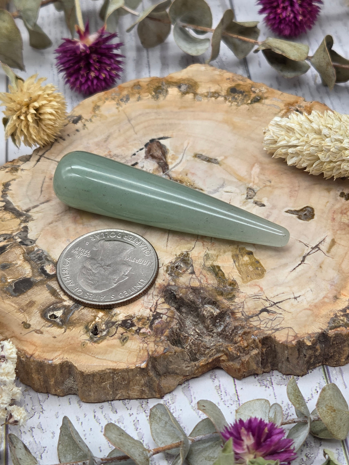Green Aventurine Massage Wand