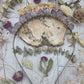 Amethyst Crown Headband with polished crystals on a natural background