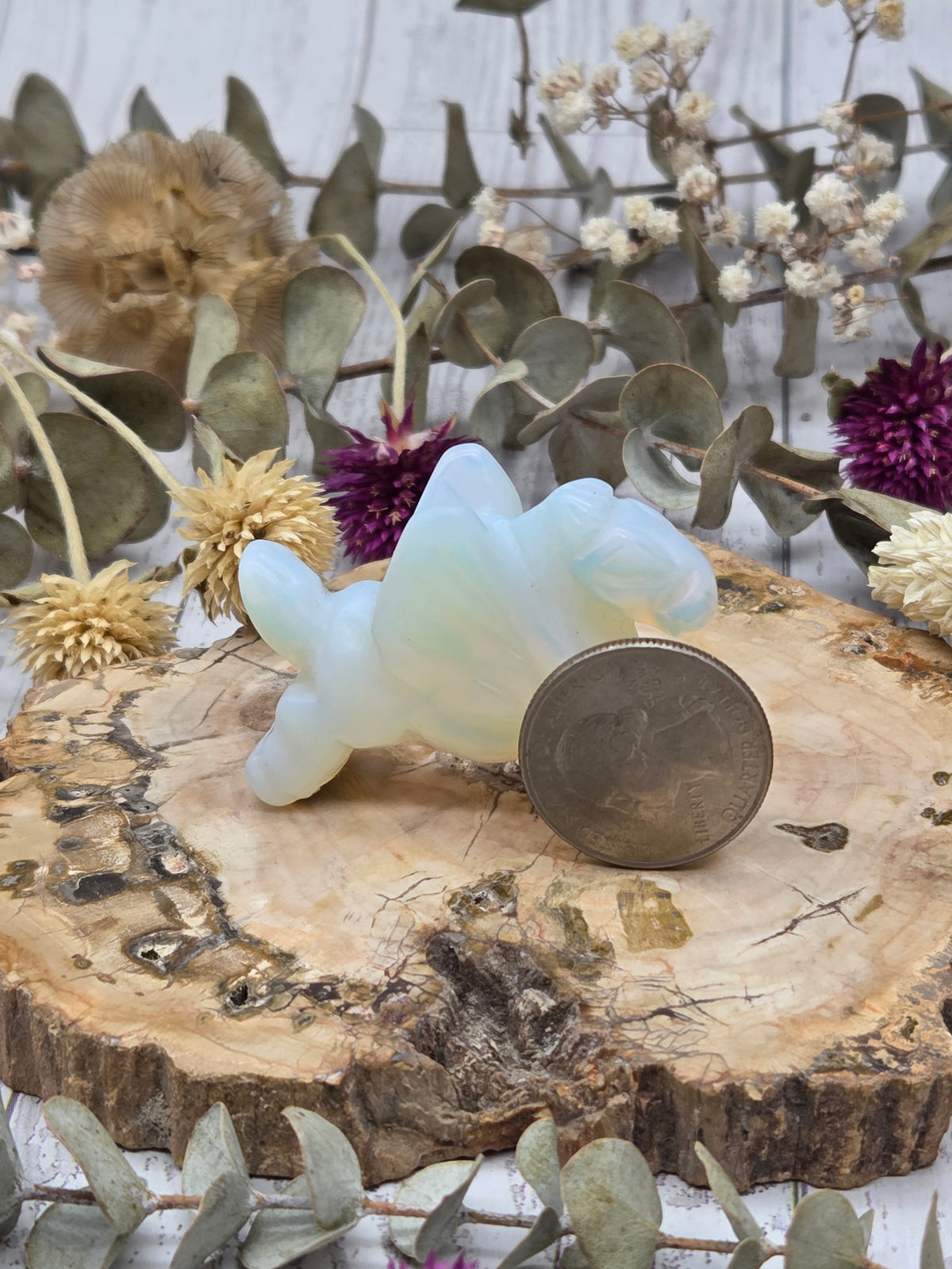 Opalite Pegasus Carving