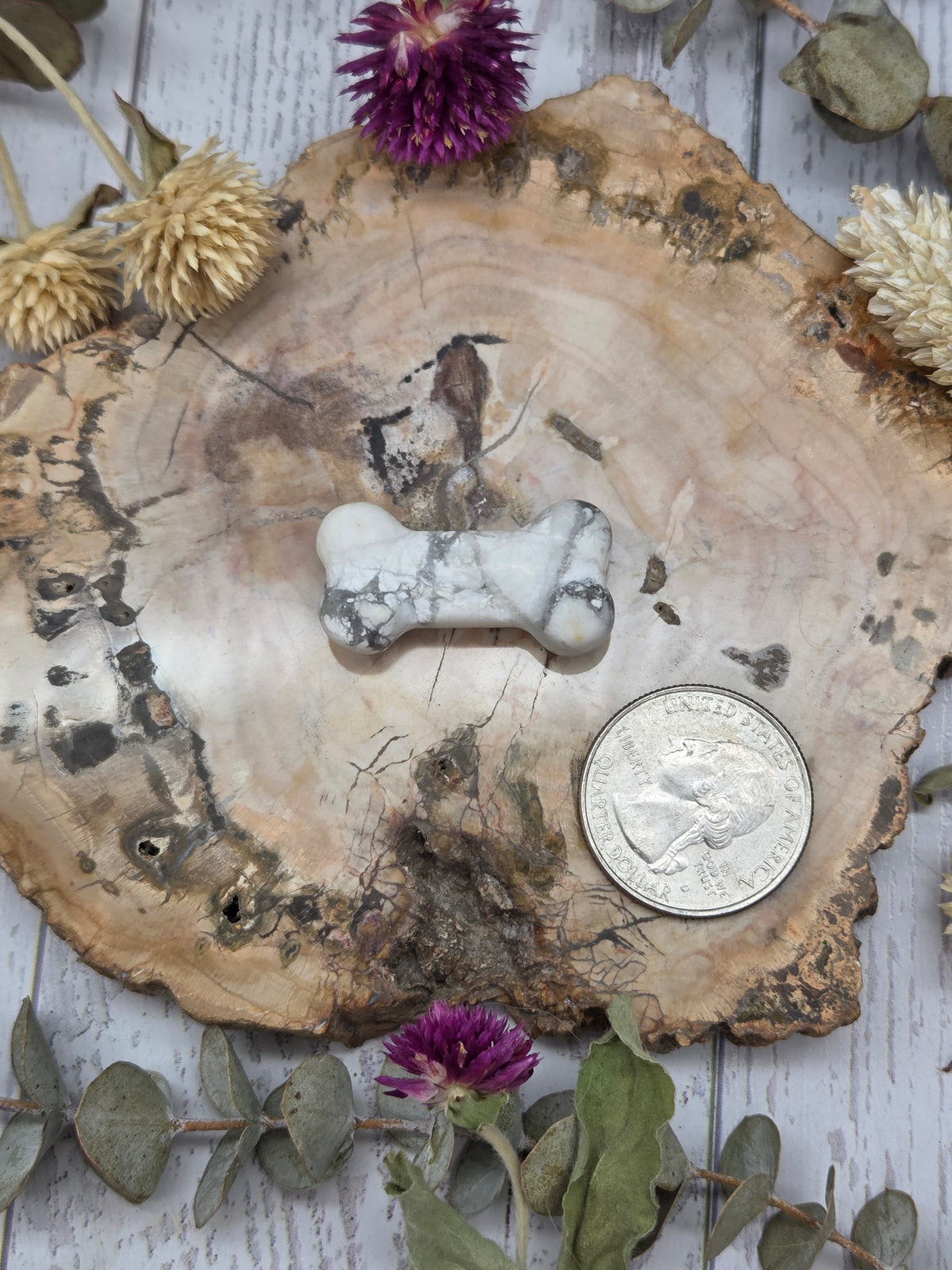 Crystal Bone Carving